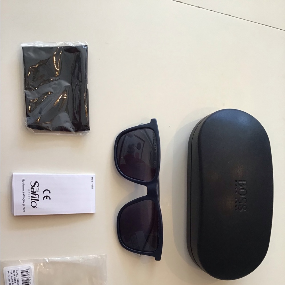 Hugo Boss New outstanding beautiful Matte Blue sunglasses NWT